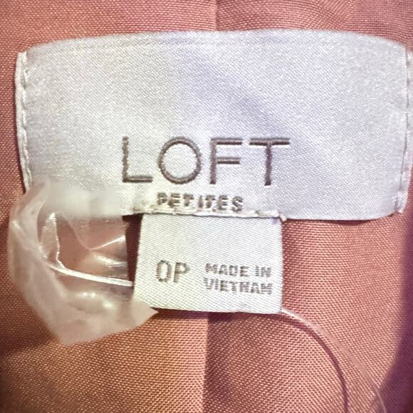 The Loft Salmon Wool Blazer Sz 0P NWT GORGEOUS!! - Picture 2 of 6